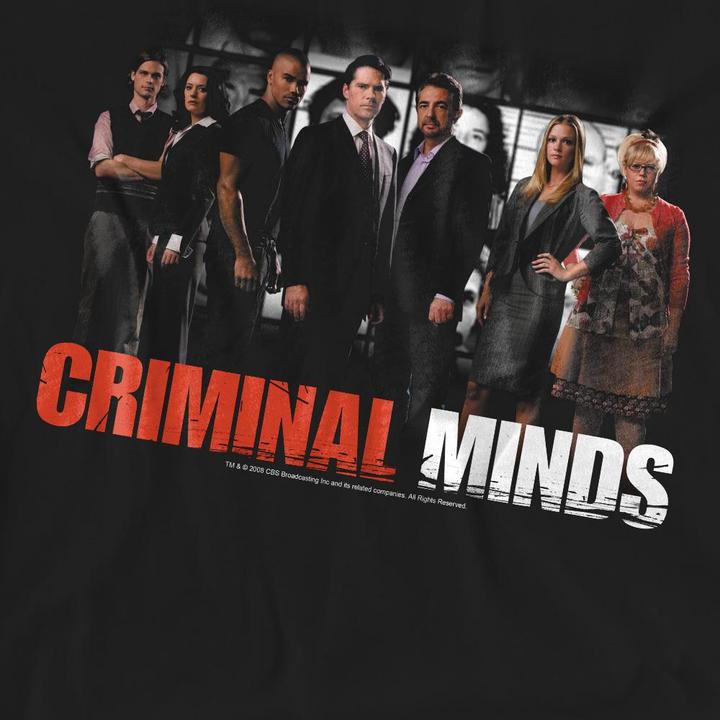 Immagine prodotto Criminal Minds The Brain Trust Maglietta Adulto Unisex (XL)