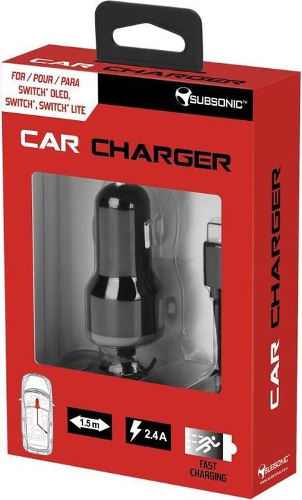 Image du produit Subsonic Chargeur de voiture pour commutateur