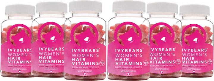 Immagine prodotto IVYBears Vitamine per capelli da donna 6 mesi (360 Pezzo/i, Gomme, 150 g)