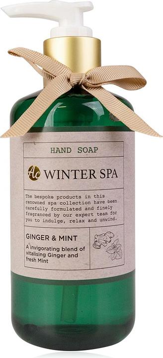 Actual product image Accentra Soap dispenser with liquid soap WINTER SPA, fragrance: Ginger & Mint (Device, 290 ml)