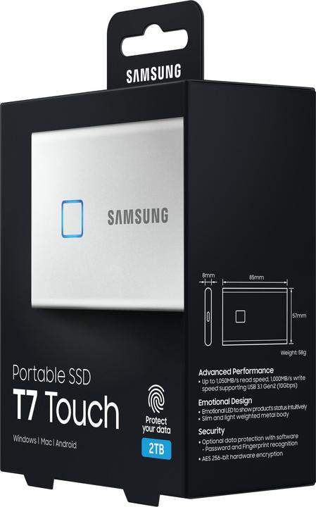 Image du produit Samsung T7 Touch portable (2000 Go)