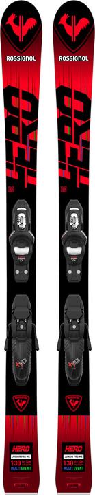 Rossignol Hero Multi-Event Kinder Ski Set 22/23 (120 cm, Mit Bindung)