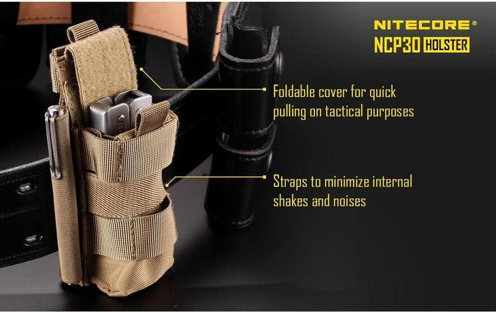 Produktbild Nitecore Nylonholster NCP30 - schwarz