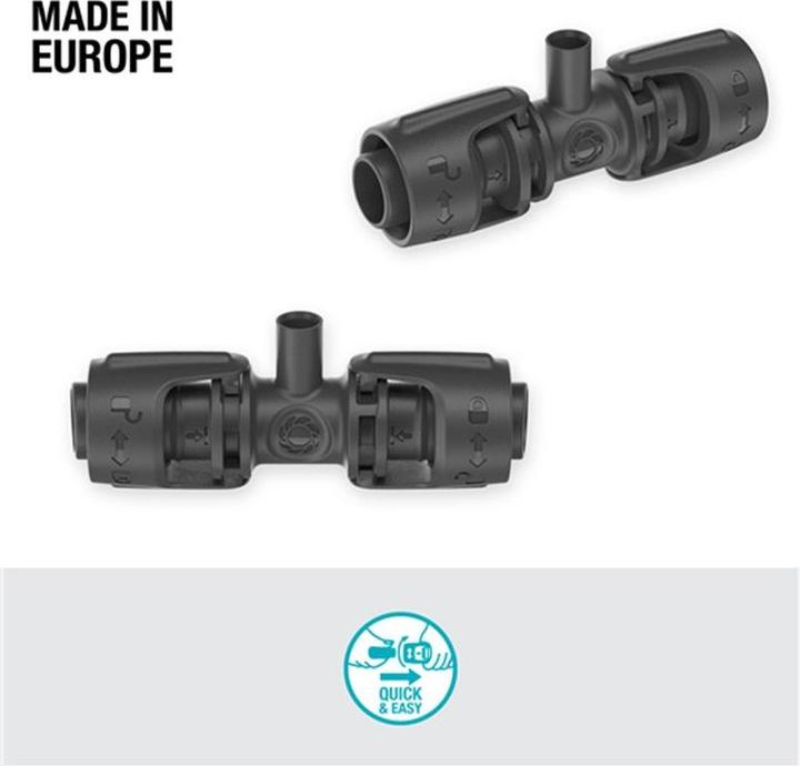 Produktbild Gardena Micro-Drip-System T-Stück für Sprühdüsen (Tropfbewässerung Verbinder + Abzweiger)