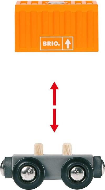 Actual product image Brio three-car freight train