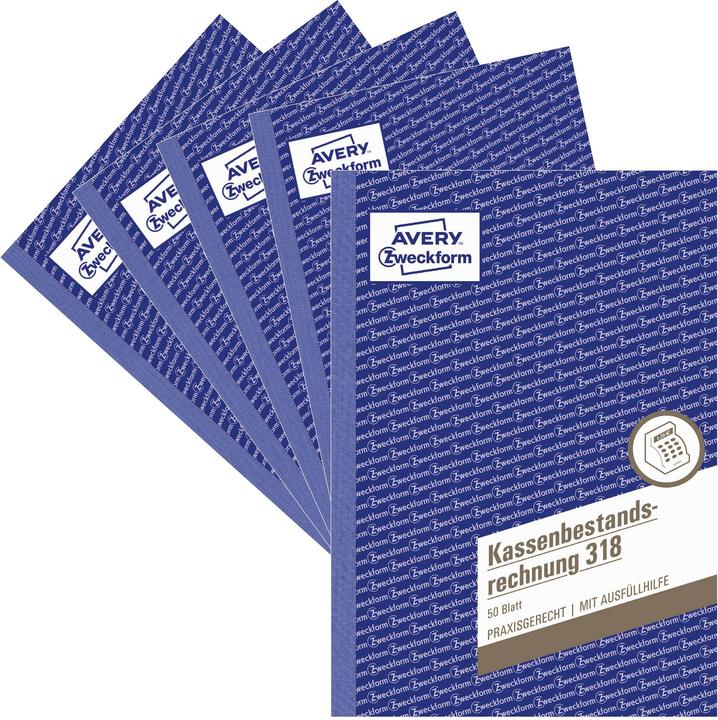 Avery Kassenbestandsrechnung, A5 (A5)