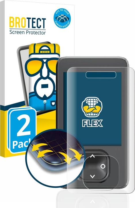 BROTECT Full-Cover Displayschutz (Blutzuckermessgerät)