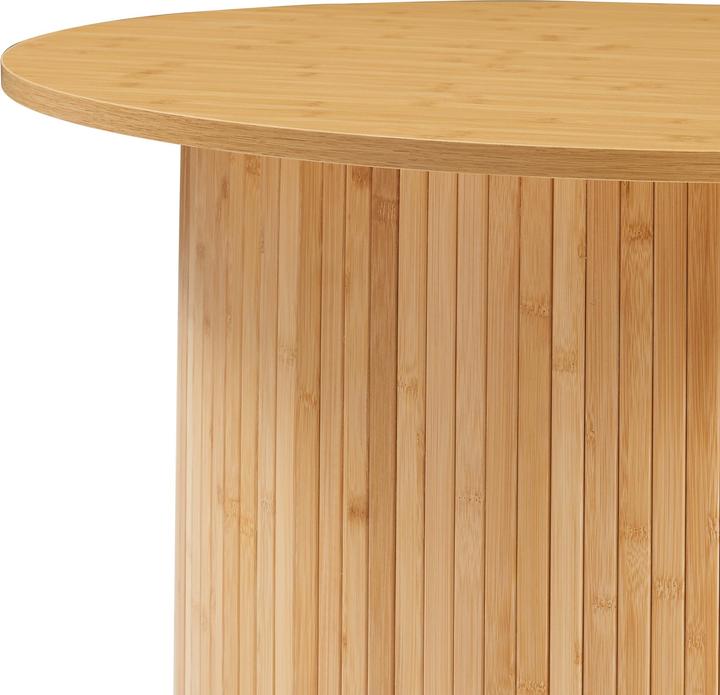 Actual product image En.Casa Couchtisch Ledepid 48xØ80 cm Natur