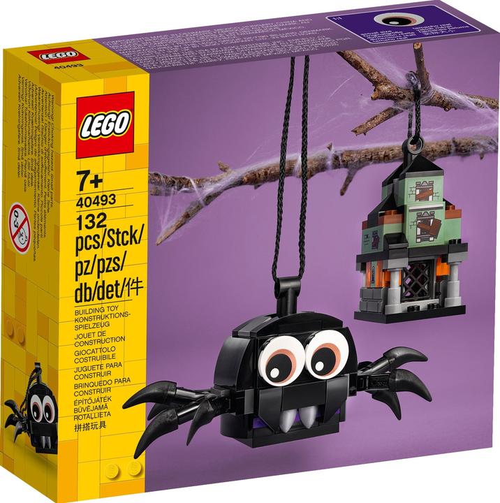 Image du produit LEGO Araignée et maison hantée Halloween (40493)