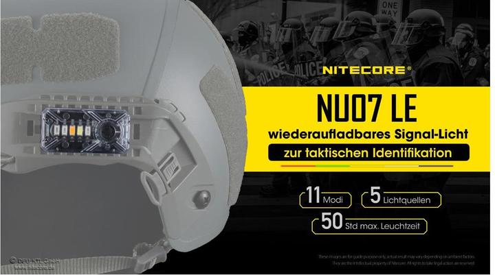 Actual product image Nitecore NU07 LE - Signal light (6.20 cm, 15 lm)