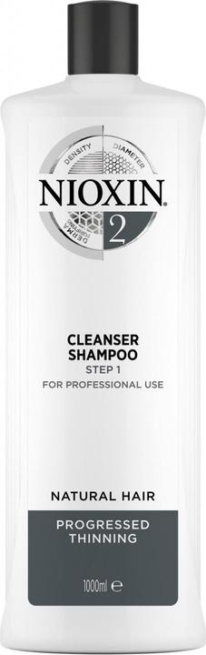 Nioxin Cleanser Shampoo 2 (1000 ml, Flüssiges Shampoo)