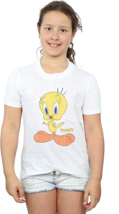 Immagine prodotto Looney Tunes Tweety Pie Distressed Maglietta Ragazze (152, 158)