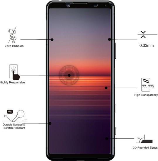 Image du produit Eiger Mountain Glass Clear Edge (1 pièce(s), Sony Xperia 5 II)