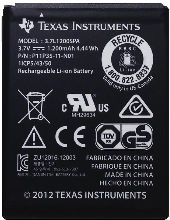 Actual product image TI Spare battery pack (1 pcs., Rechargeable battery)
