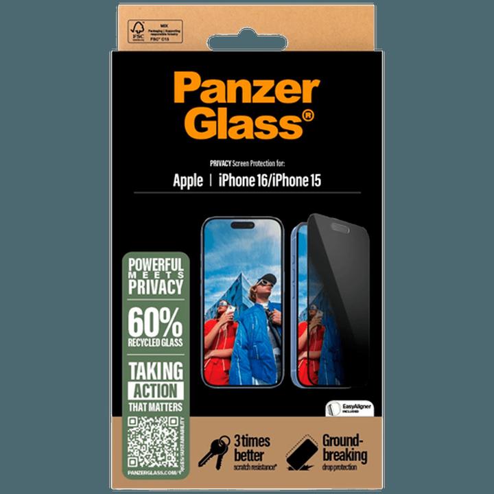 Produktbild PanzerGlass Ultra-Wide Fit (1 Stück, Apple iPhone 16, Apple iPhone 15)