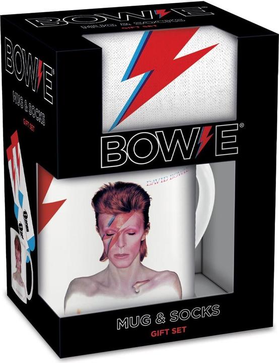 Actual product image Pyramid David Bowie mug and socks set (315 ml, 1 x)