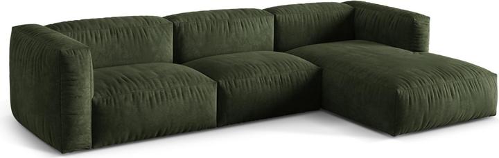 Actual product image Micadoni Modular Right Corner Sofa, "Martina", 3 Seats, 332x176x75 Made in Europe (Corner sofa)