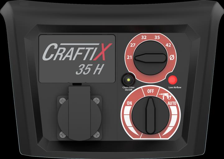 Produktbild Sprintus Werkstattsauger mit Steckdose CraftiX 35 H für gefährliche Stäube der Staubklasse H