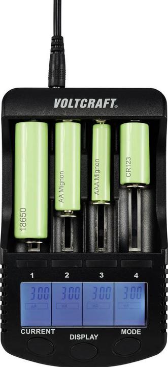 Actual product image Voltcraft Round cell charger CC-2 (1 pcs., AA, AAA, Battery + charger)