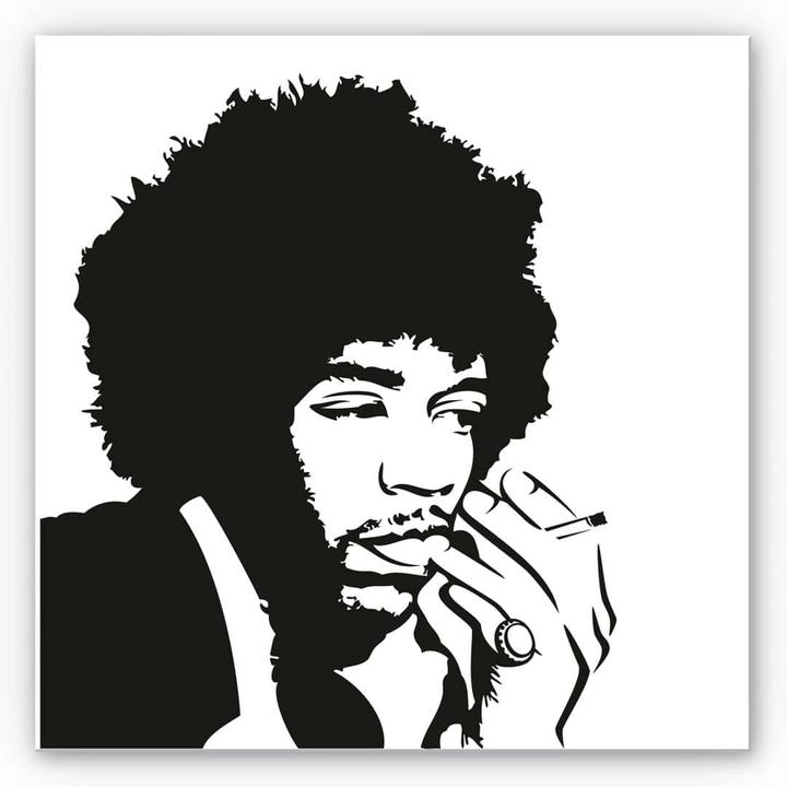 Produktbild Trenddeko Jimi Hendrix (30 x 30 cm)