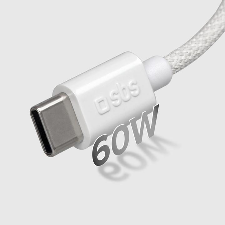 Produktbild SBS Stecker USB-C auf USB-C grey (1.50 m, USB 2.0)