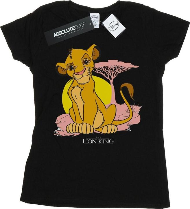 Actual product image Disney Womens/Ladies The Lion King Simba Pastel Cotton T-Shirt (XXL)