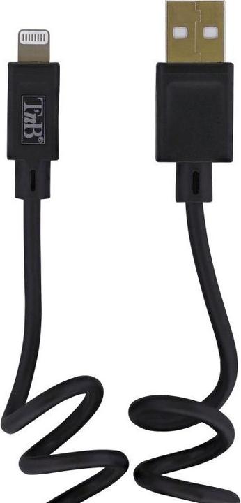 Actual product image T'nB TNB USB-C to Lightning spiral cable max. 1 metre (1 m, USB 2.0)