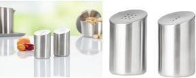 Productafbeelding Esmeyer Peper & zoutstel Vista zilver 73,0 mm (Zout, Peper)