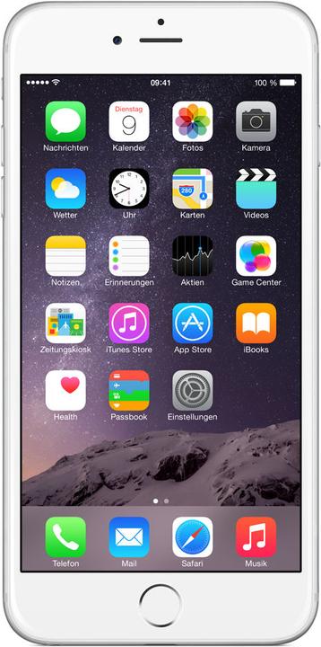 Apple iPhone 6 Plus (64 GB, Silver, 5.50", Single SIM, 8 Mpx, 4G)