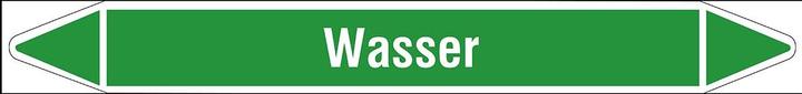 Image du produit Brady Eau 250X26RL-T1-LL-P3, B-7520, Repères de tuyauterie standard, 250.00 x 26.00 mm, blanc sur vert