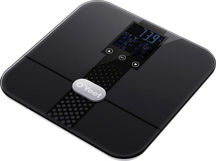 OYeet O'Yeet Smarte Körperanalysewaage BS-OY02 Schwarz (180 kg)