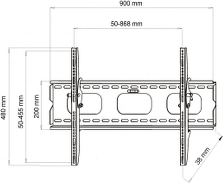 Actual product image Art RAMT AR-11 LCD Holder AR-11 LCD (Wall, 70", 100 kg)