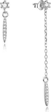 Image du produit Beneto ymmetric argent boucles d'oreilles avec zircons AGUP1974 (L)