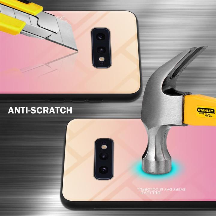 Actual product image Cadorabo TPU 2 colors glass cover (Samsung Galaxy S10e)