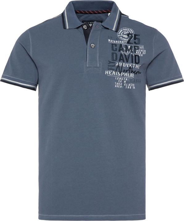 Camp David Poloshirt ALASKA ICE TOUR Polo-Kurzarmshirt