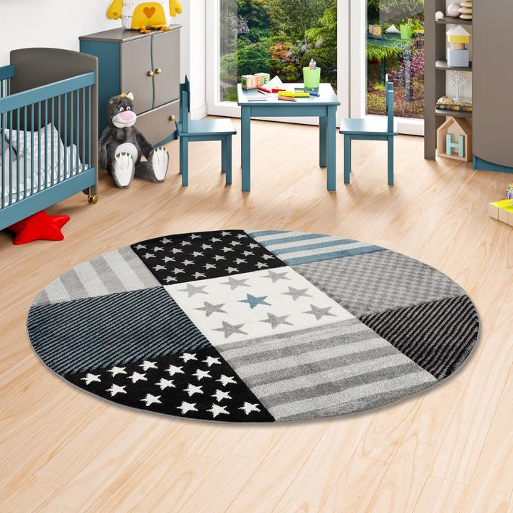 Produktbild Pergamon Kinder und Jugend Teppich Maui Sterne Rund (Ø 120 cm)