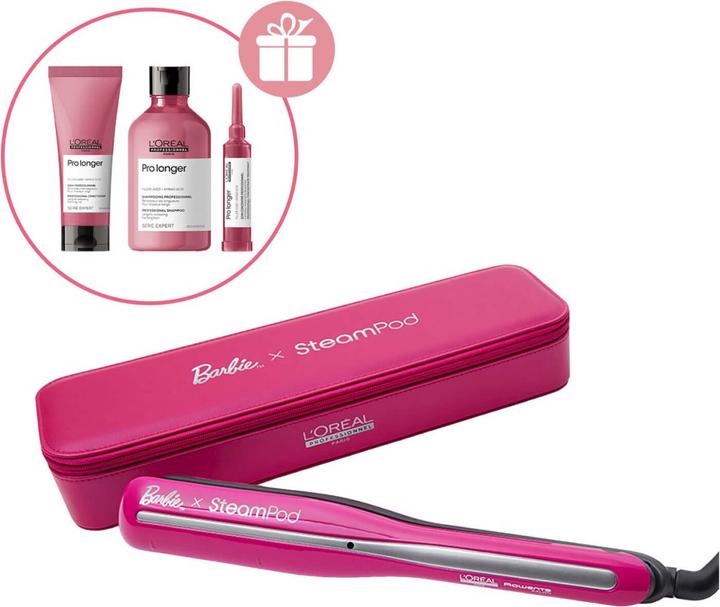 Actual product image L'Oréal Professionnel Barbie x Steampod 3.0 + Pro Longer Trio