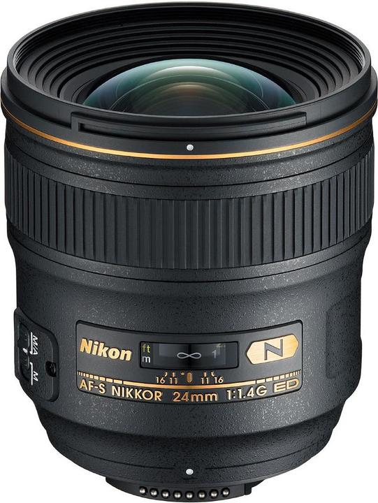 Nikon AF-S Nikkor 24mm f/1.4G ED (Nikon F, Plein format)