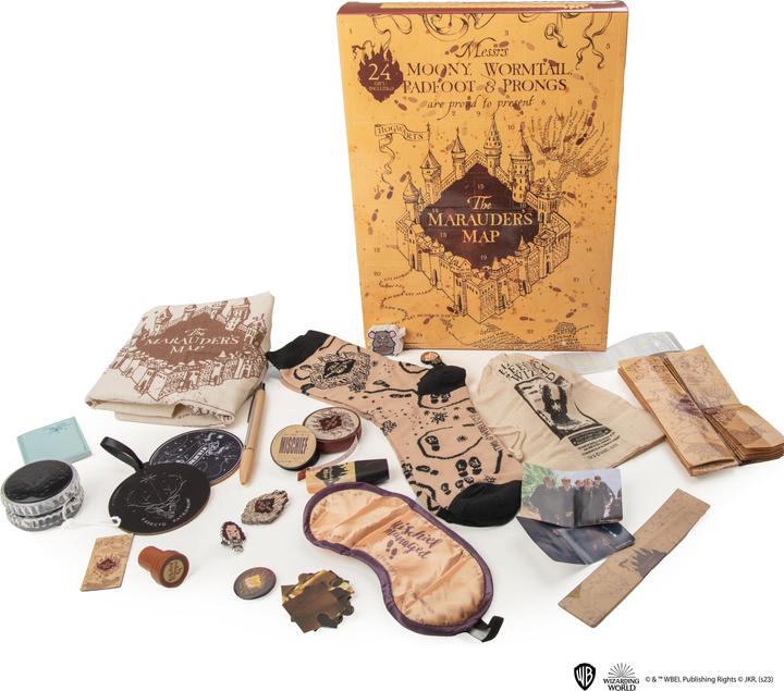 Actual product image Cinereplicas Harry Potter - Marauder's Map Advent Calendar 2023