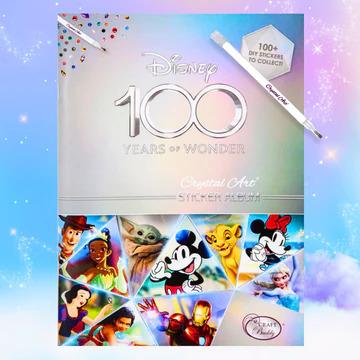 Productafbeelding Craft Buddy Crystal Art Disney 100 Sticker Album Starterspakket