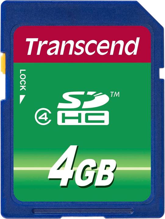 Immagine prodotto Transcend Scheda standard SDHC (4 GB, SDHC)