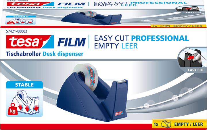 Produktbild tesa tesafilm EASY CUT Tischabroller - Klebeband-Spender für Rollen bis 33 m x 19 mm