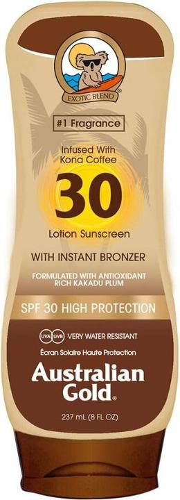 Actual product image Australian Gold Lotion with Bronzer (Sun lotion, SPF 30, 237 ml)