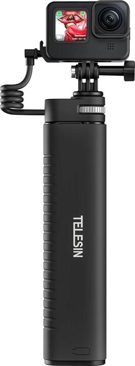 Hermex Telesin Selfie Stick Actioncam con adattatore per GoPro DJI Insta360 e molto altro ancora