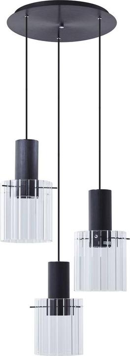 Produktbild Lucande Eirian 3 Cluster Pendelleuchte Clear/Black (E27)