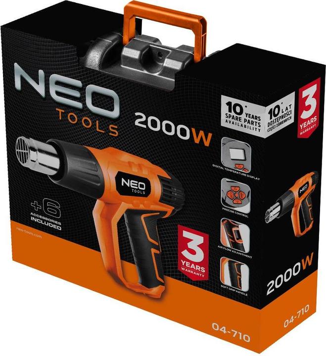 Produktbild Neo 2000W Brenner, I: 50? C, II: 70-600? C, Koffer, Monitor