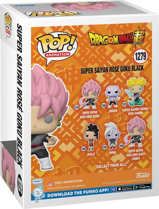 Actual product image Funko POP Dragon Ball Super Super Saiyan Rose Goku Black