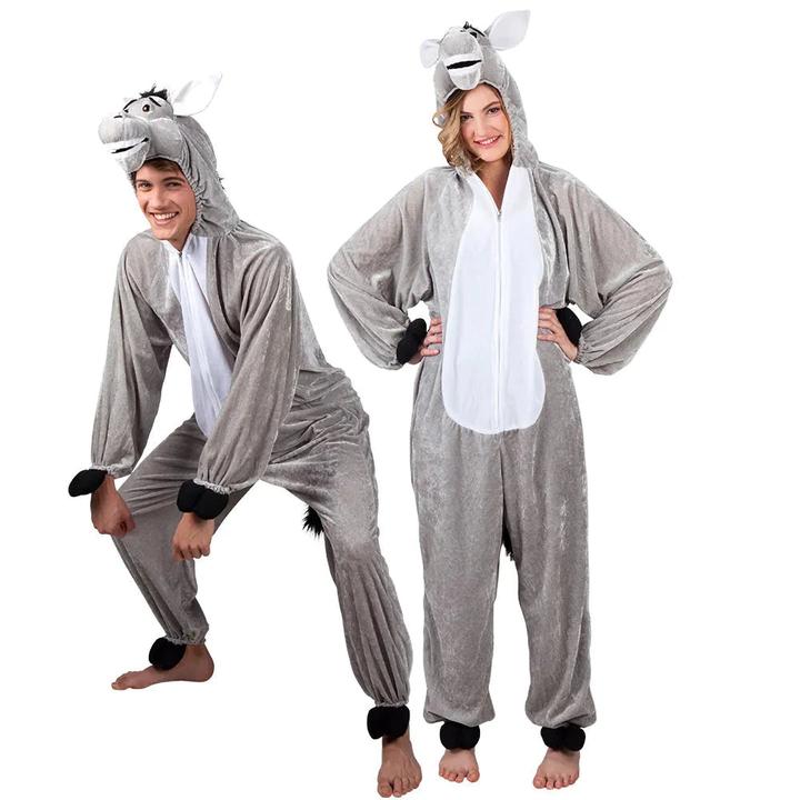 Actual product image Boland Donkey Child Costume: Plush Jumpsuit With Hood (140)