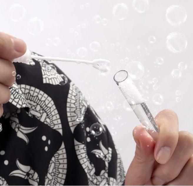 Image du produit MU Style Tubes à bulles de savon avec poignée en forme de coeur (lot de 20)