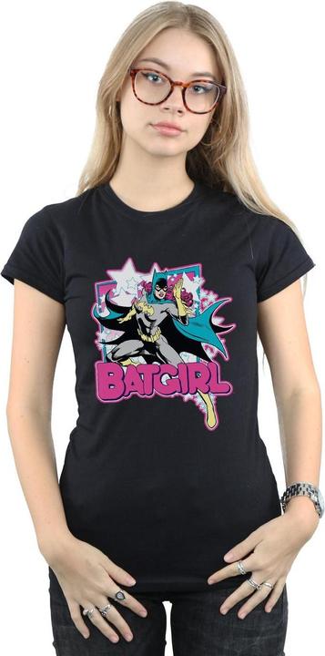 Actual product image Womens/Ladies Batgirl Leap Cotton T-Shirt (XL)